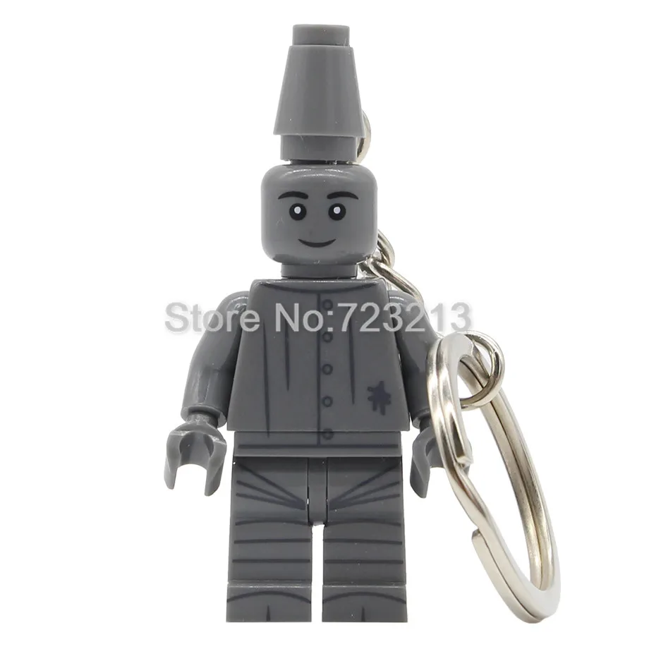 The Tin Man Один мультфильм Кот История игрушек фильм волшебник OZ Брелок фигурка Барт Базз Лайтер строительные блоки модели игрушки - Цвет: The Tin Man