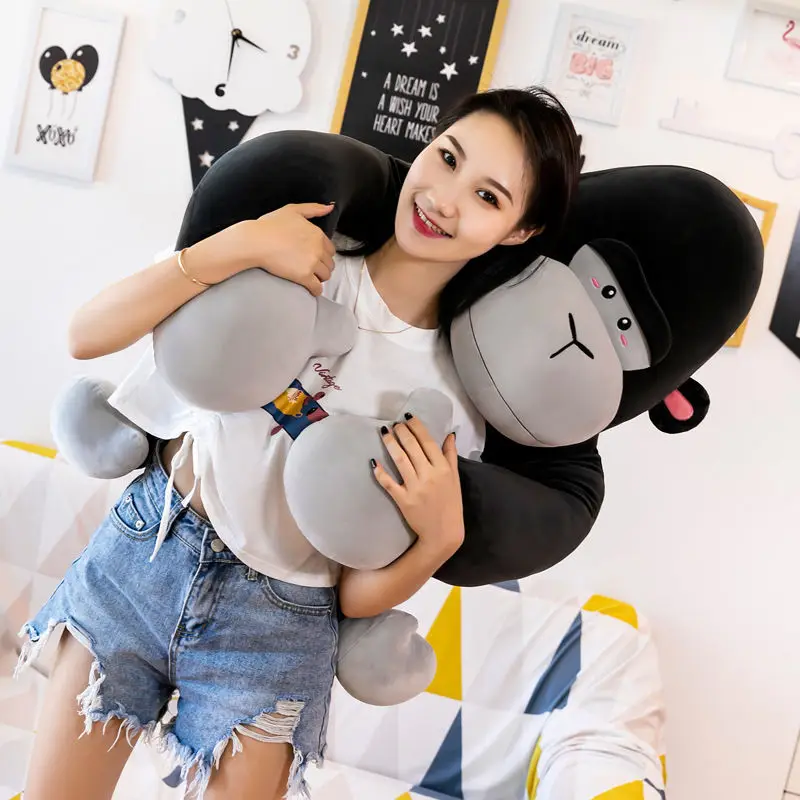 Плюшевая игрушка Орангутана 55 см - Креативный милый регдолл настоящего Шимпанзе симуляции Гориллы.