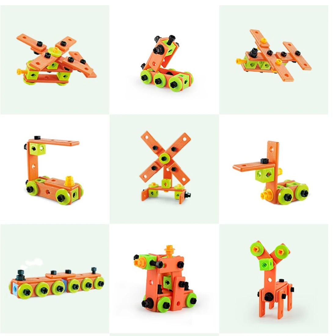 

73pcs/144Pcs Educational Construction Engineering Building Blocks Toys With Box Kids Boys Screwing Blocks Christmas Gift