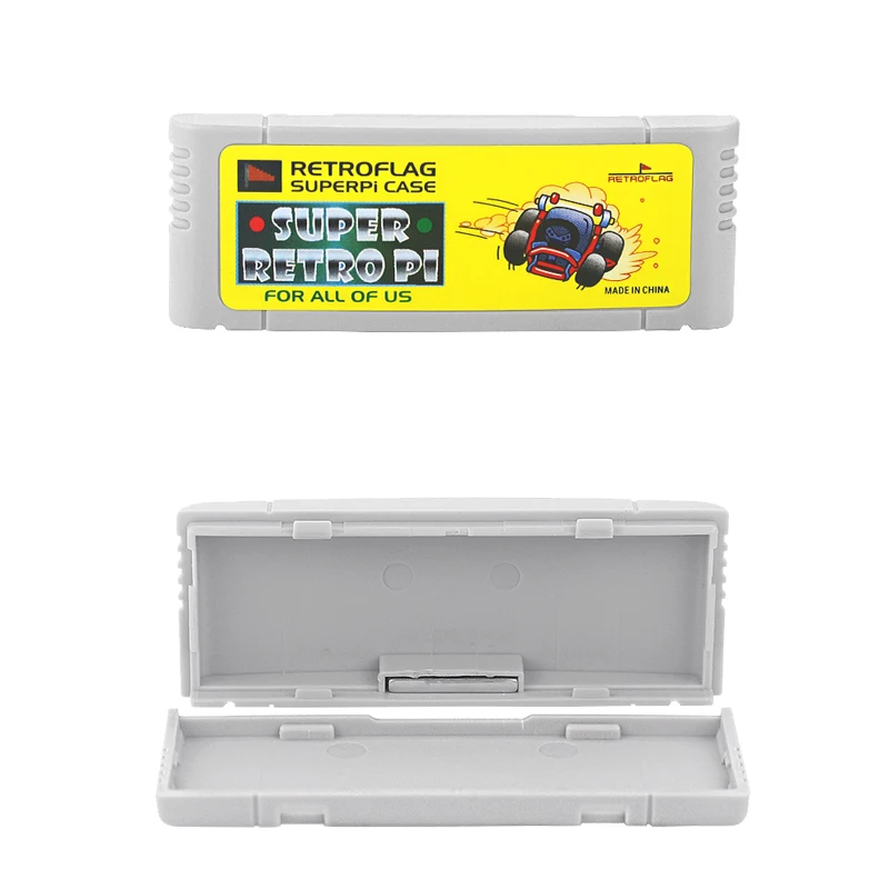 Ретро Флаг SUPERPIE CASE J пластиковая коробка для Raspberry Pi + SD карта 32 ГБ адаптер питания