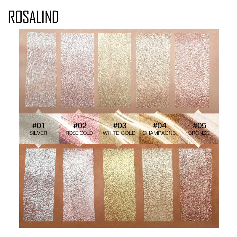 Хайлайтер ROSALIND для макияжа бронзер осветлитель Женский полный объем 12 мл