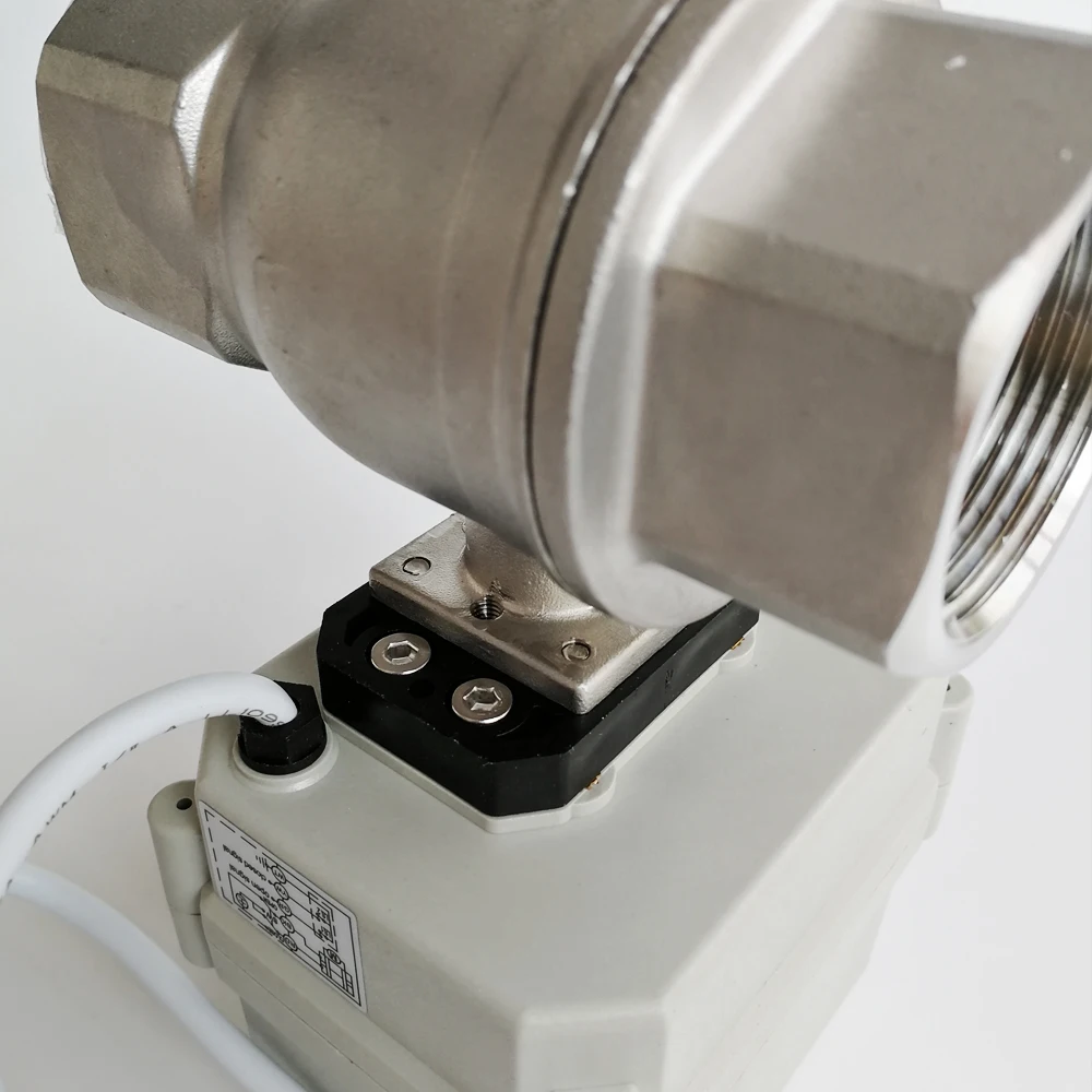 Замкнутый моторизованный клапан Tsai Fan Power Off NPT/BSP 2 ''SS304 Way DN50 AC/DC9V 24V 2/5 провода