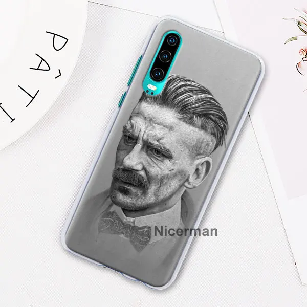 H02 Peaky bliners логотип с крестом Чехлы для huawei P30 P20 Lite P30 Pro P10 P9 Lite P Smart Plus жесткий чехол - Цвет: H02