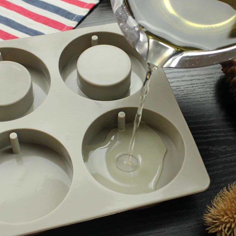 Силиконовая форма для ароматерапии в виде свечи изготовления мыла ручной работы