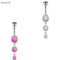 guemcal 1pcs hot selling all match navel string round thread navel nail exquisite piercing jewelry