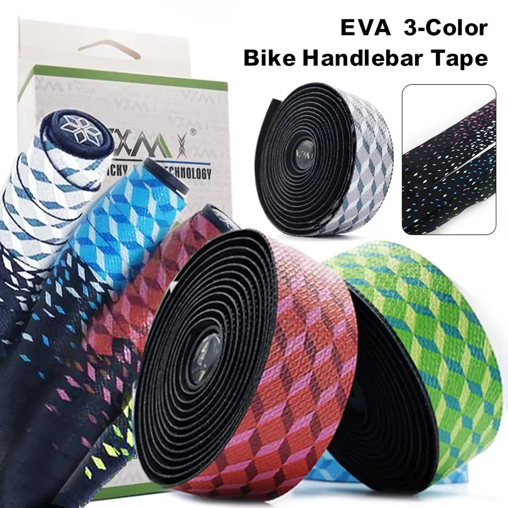 

Road Bike Bicycle Handlebar Tape Guidoline Race Handle Bar with Non-slip Sweat-absorbent Wrap High Viscosity EVA Fixing Straps