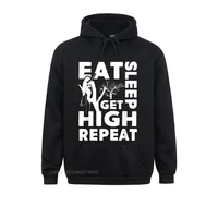 personalized eat sleep get high repeat funny arborist oversized hoodie sweatshirts for boys hip hop graphic sweatshirts clothes