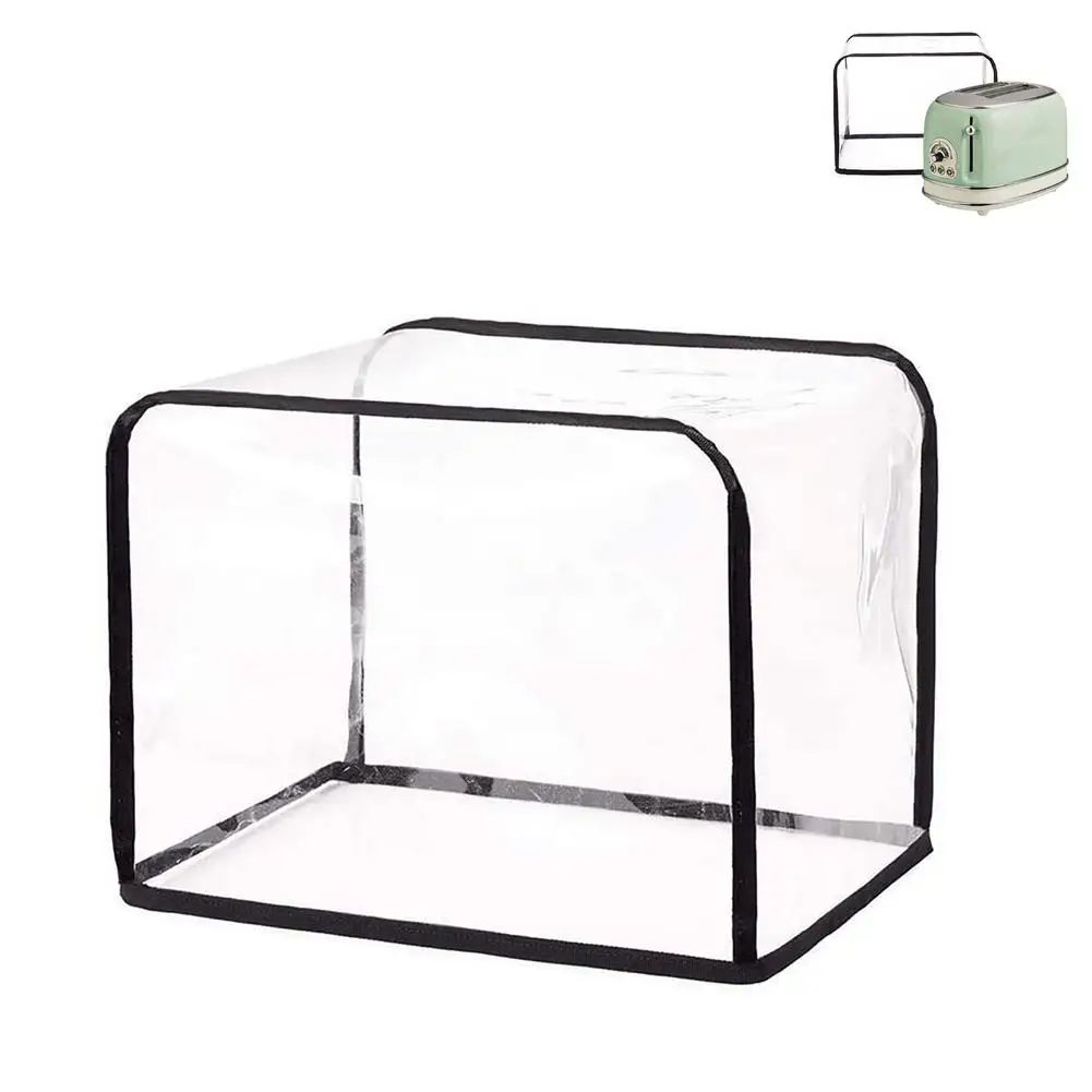 

Toaster Cover Transparent Microwave Oven Breakfast Machine Dust-proof Bag Household Kitchen Appliance Protective Dust Cover