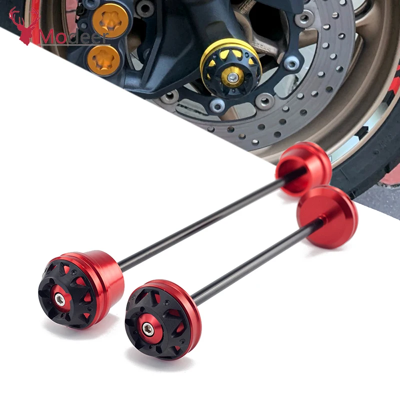 Пара мотоциклов MT 07 защита передней и задней оси вилки колес слайдеры крышка