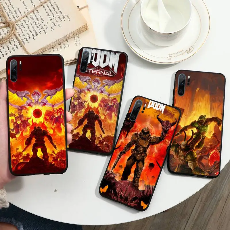 

Doom eternal game Phone Case For Huawei Honor NOVA inova Y 4 5 6 7 8 9 A C E X I v 20 30 s p II pro PLAY lite
