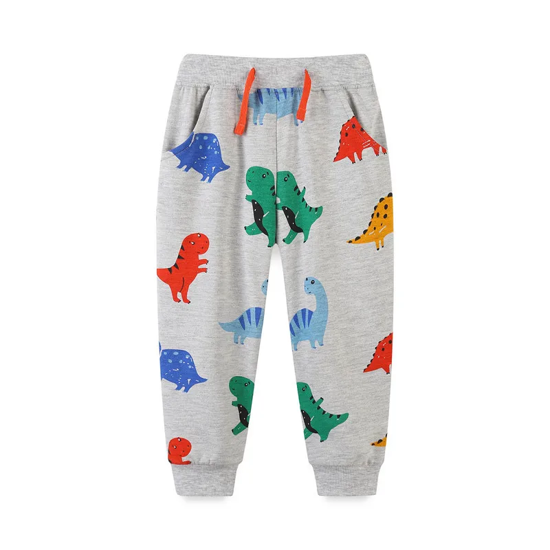 

Zeebread New Dinosaurs Boys Girls Sweatpants For Autumn Winter Kids Clothes Drawstring Baby Trousers Toddler Pants