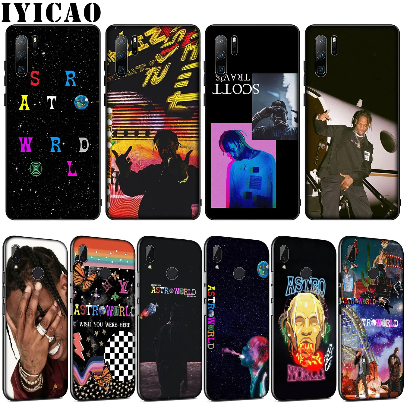 Мягкий силиконовый чехол Astroworld для Huawei P30 P20 Pro P10 P9 Lite Mini 2017 2016 P Smart Z Plus 2019 |