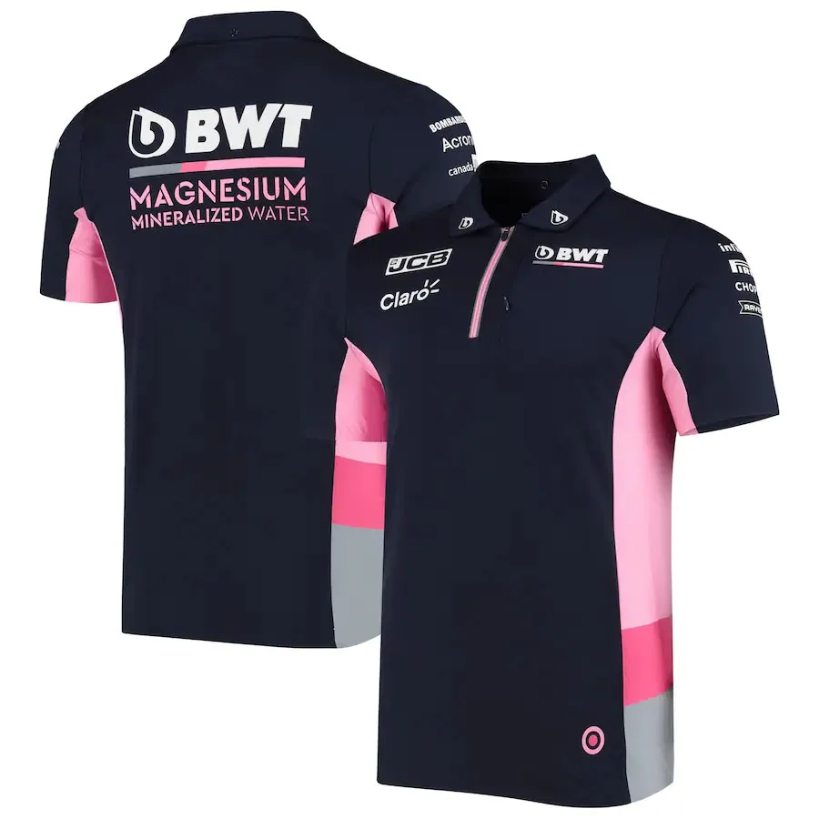 

Сезон 2021, гоночная футболка для мотоспорта F1 Team, дышащая рубашка поло Teamline с коротким рукавом, одежда для фаната автомобиля