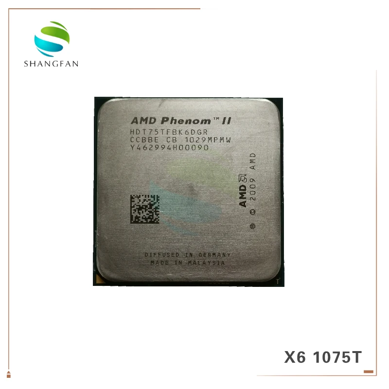 AMD Phenmon X6 1075T 3 0 ГГц шестиядерный Процессор процессор HDT75TFBK6DGR 125 Вт Разъем AM3 938pin|cpu