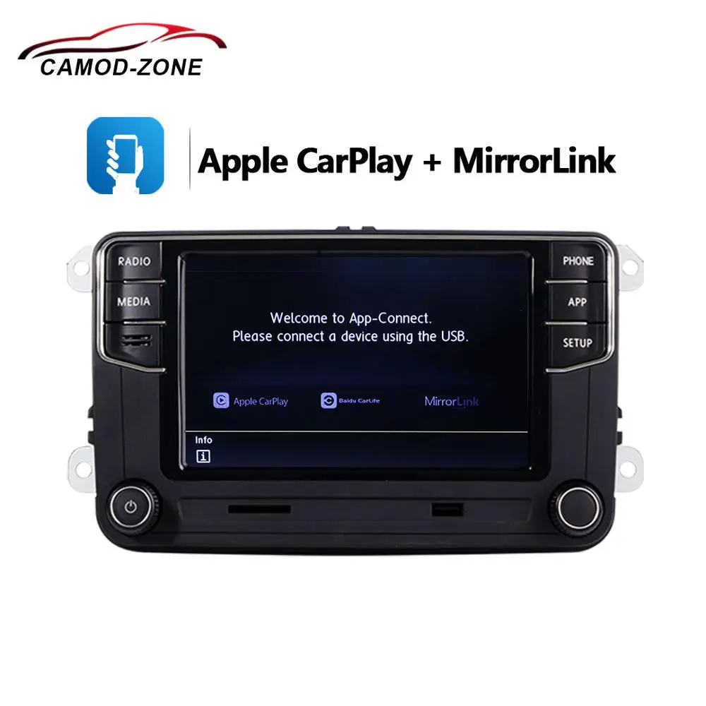 Автомобильное радио MIB RCD360 Carplay 6RD 035 187B Noname для VW Golf 5 6 Jetta MK5 MK6 Polo Passat B6 B7 CC Tiguan Touran