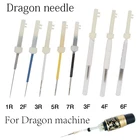 Аппарат для микроблейдинга 1R3R5R2F3F4F6F, иглы Дракона Для Перманентного Макияжа, тату-машинка для бровей и губ, инструменты, 50 шт.