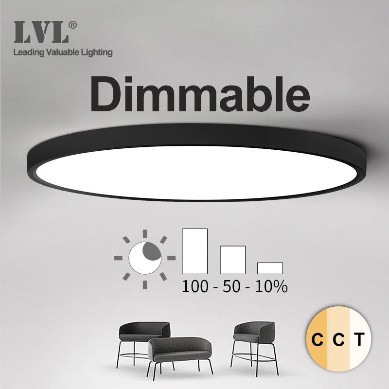 Приглушаемая потолочная светодиодная лампа современный светильник на потолок