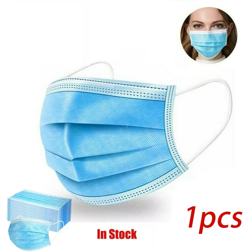 

Strong Protection Masks Disposable Adult Face Cover Masks 3-Ply Dustproof Filter Pm2.5 Mask Party Decoration Facemask 2021