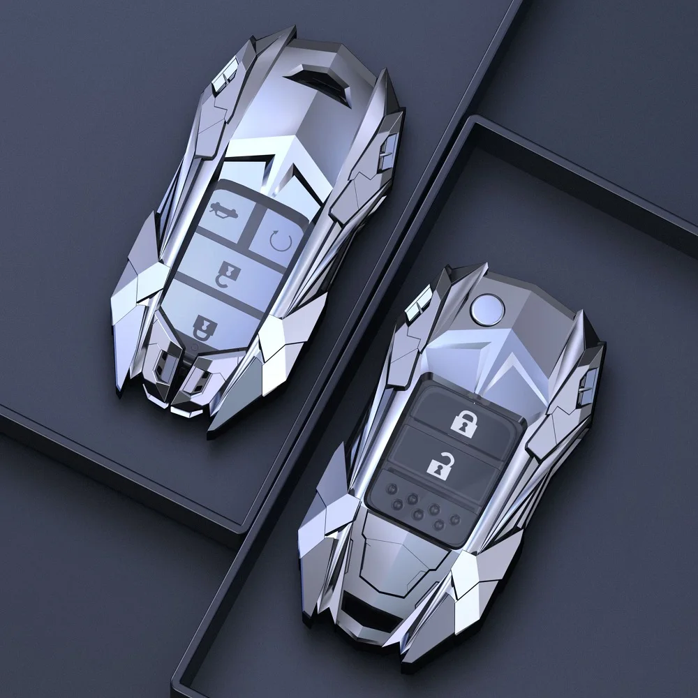 

Zinc Alloy Car Remote Key Cover Key Case For Honda Hrv Civic Accord CR-V Fit ODYSSEY CITY BREEZE AVANCIER CRIDER VEZEL