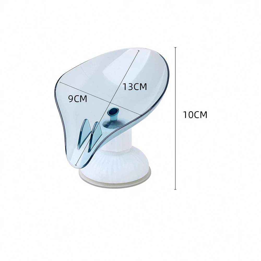 

Leaf Shaped Drain Soap Holder Rotating Suction Cup Storage Box Fixed Firmly Fast Drainage Soap Plate Bathroom Kitchen Products