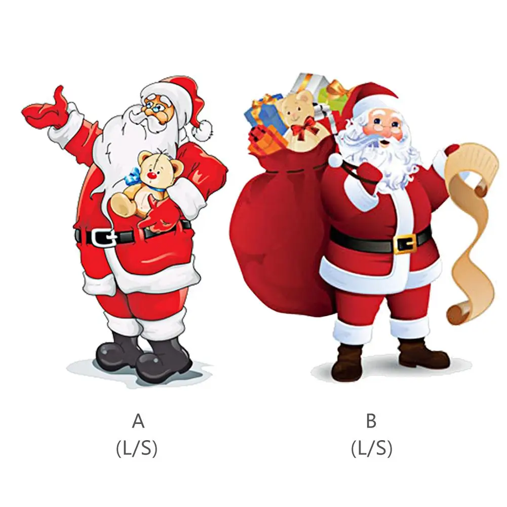 Christmas Old Man Car Reflective Stickers Rear Window Sticker Glass Body Decoration Universal Home |