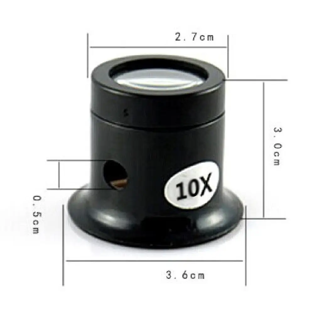 

Monocular Magnifying Glass 5X/10X Portable Loupe Lens Jeweler Watch Magnifier Tool Eye Magnifier Len Repair Kit Tool
