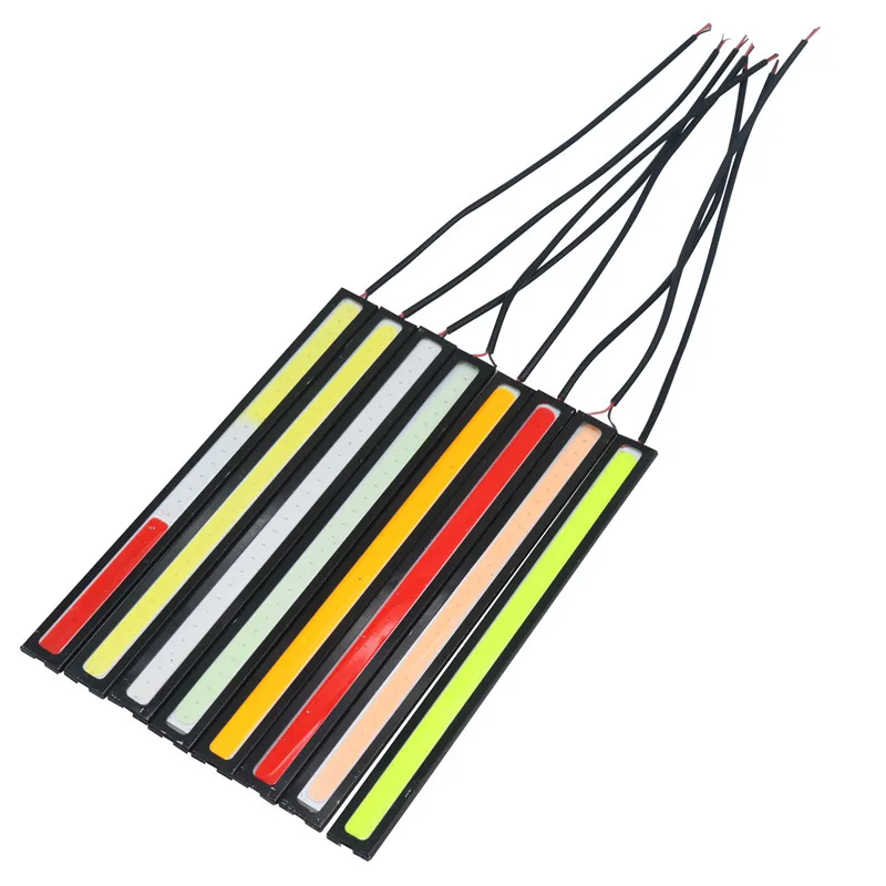 Лампа светодиодная для дневных ходовых огней универсальная автомобильная COB