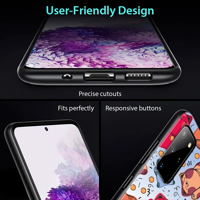 

Lucky Cat Cute Joy for Samsung Galaxy S20Ultra S20 Plus S10 Lite A01 A11 A21 A21S A31 A41 A42 A51 A71 A81 5G Phone Case