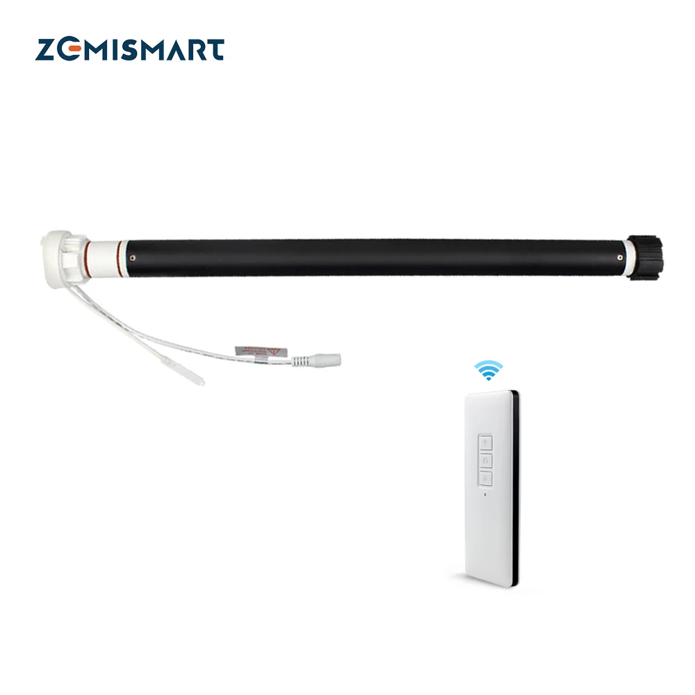 

Zemismart Smart Zigbee Electric Roller Shade Blind Motor Built in Battery 36-38mm Tube Tuya App Remote Control Alexa Google Home