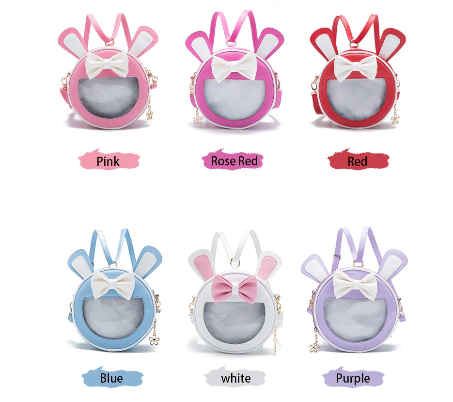 Children Bunny Bag Girls Princess Kindergarten Bow One Shoulder Bag Baby Messenger Bags Girls' Backpack bags