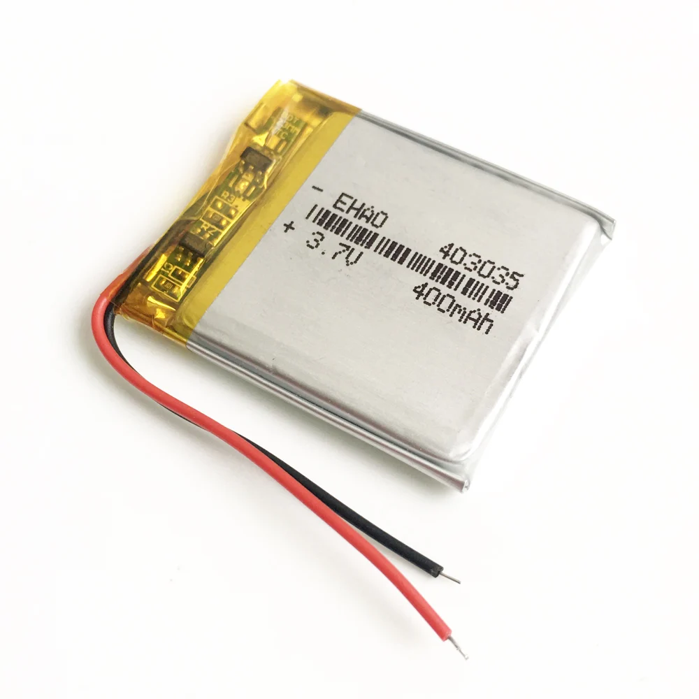 EHAO 403035 3 7 V 400mAh литий полимерная LiPo аккумуляторная батарея для Mp3 DVD камеры GPS bluetooth