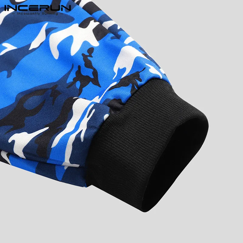 

Man Camouflage Track Pants Autumn Baggy Cargo Trousers INCERUN Men Pants Fitness Workout Gyms Pantalon Joggers Sweatpants S-3XL