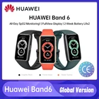 Оригинальный Смарт-браслет Huawei Band 6, Raccialetto Intelligente SpO2 BT 5,0, мониторинг FullView, дисплей, 2 недели автономной работы