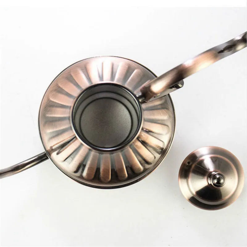 Кофейник ручной работы с тонким горлышком кофейник из высококачественной