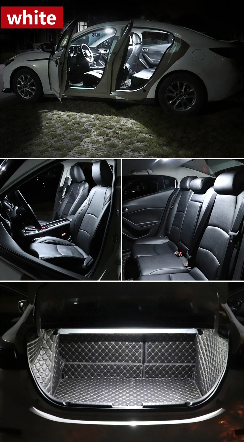 Canbus для Toyota Corolla 2003-2020 Автомобильный светодиодный внутренний купол карта