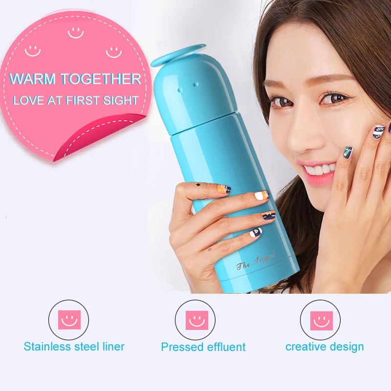 Креативный парный термос Ангел Дьявол для мужчин и женщин пуля чашка дети из