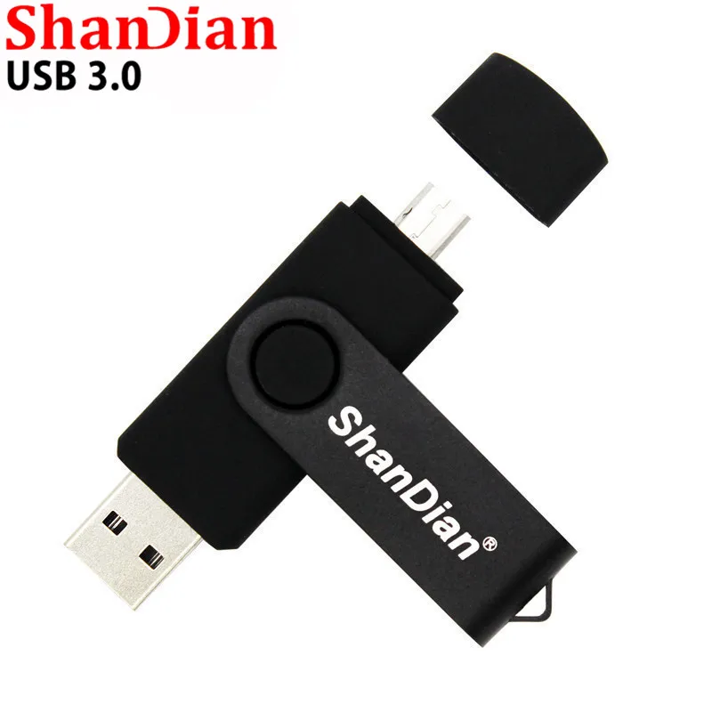SHANDIAN USB 3.0 OTG Usb флеш-накопитель 4 ГБ 8 32 64 3 0 Гб памяти Usb-накопитель для Android |