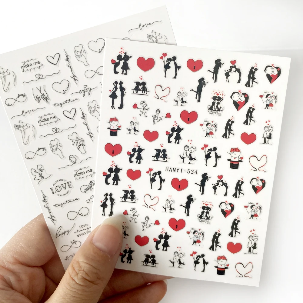 3 д наклейки на ногти слайдеры для ногтей все маникюра дизайн 2021 товары за 10