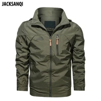 jacksanq men%e2%80%98s outdoor removable cap thin hiking jackets hooded breathable climbing camping trekking sports windbreakers ra424