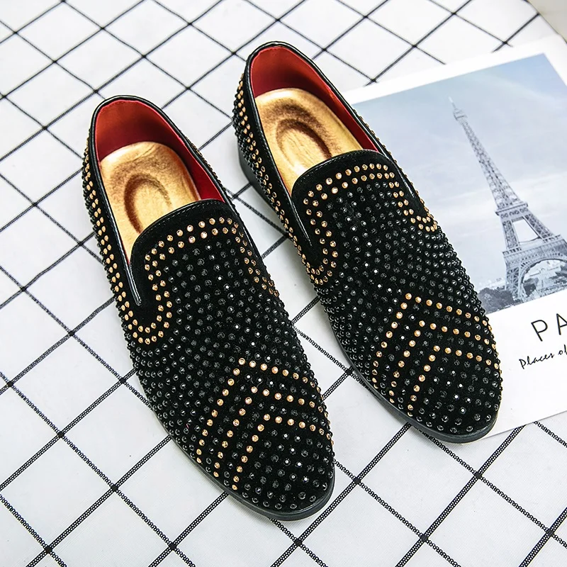 

Fashion Shoes Breathable Casual Shoes Men Leisure Comfortable Leather Street For Lather Men's Fashion Black Streetwear