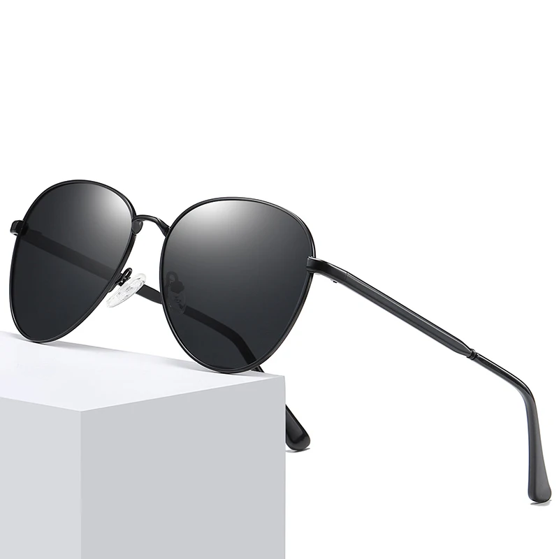 Поляризованные солнцезащитные очки для мужчин и женщин металлические вождения