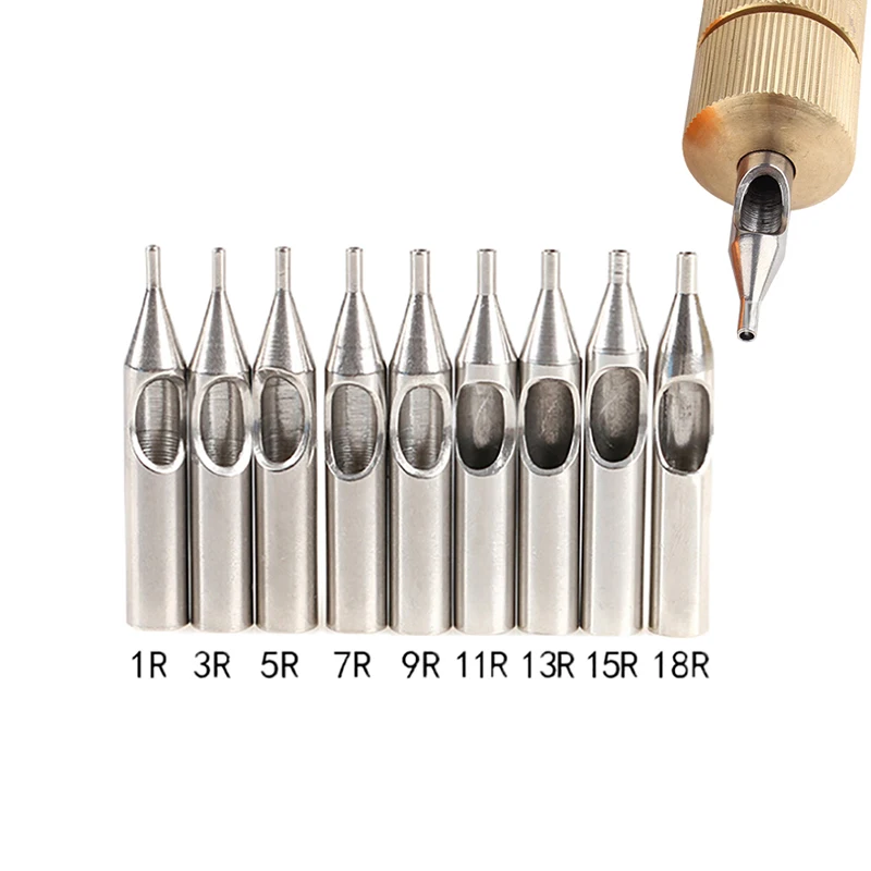 

Stainless Steel Tattoo Tips Kit Tattoo Nozzle Tips For Tattoo Needles Accessories High Quality 1PC