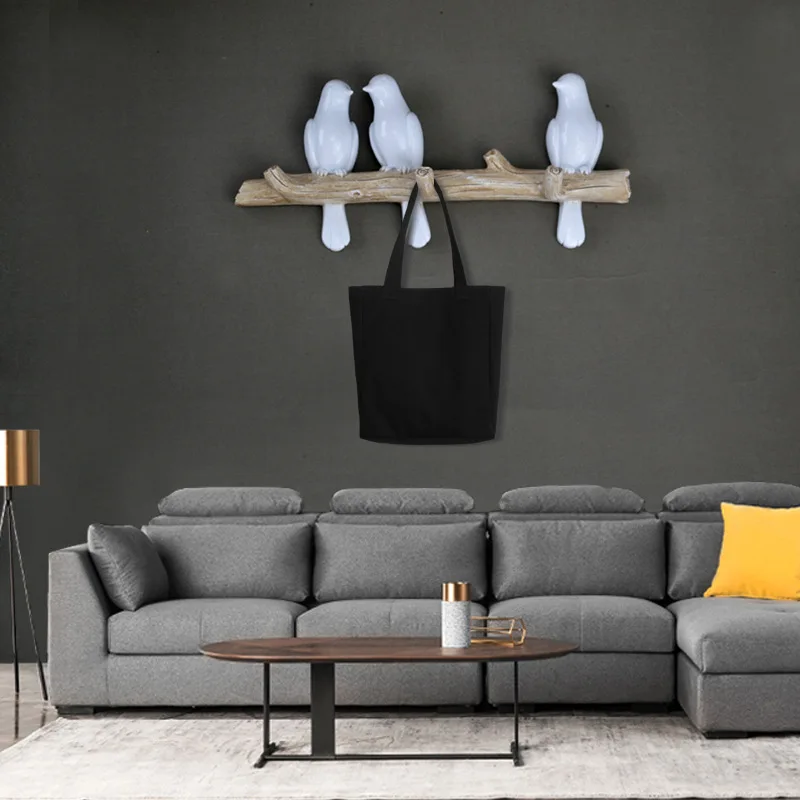 Вешалка с птицами из смолы настенные украшения аксессуары для дома гостиной