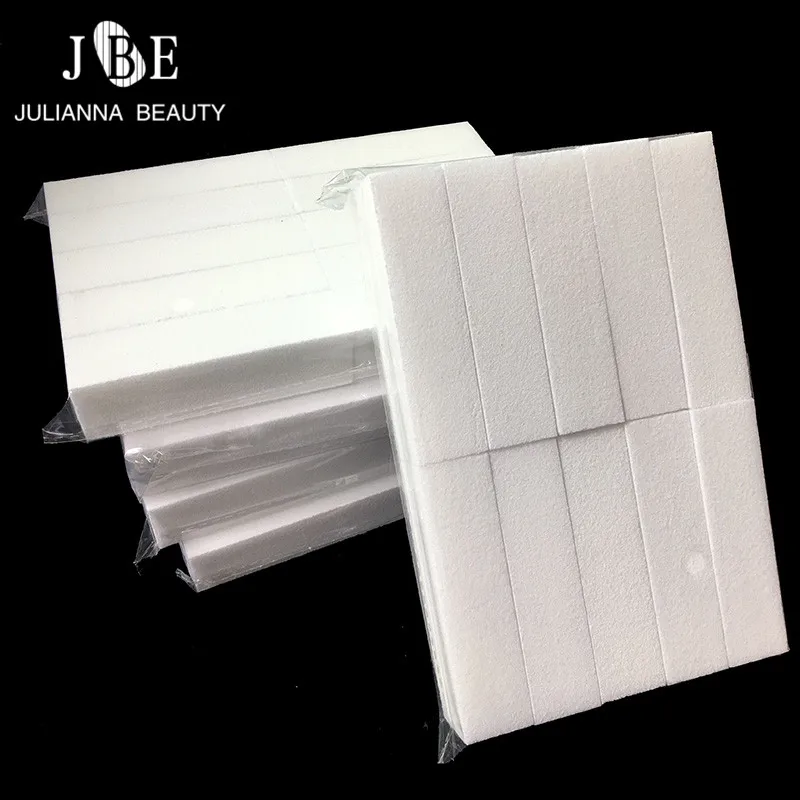 50Pcs/set Sanding Sponge Nail File Buffer Block For UV Gel Nail Polish DIY Nail Art Manicure Pedicure White Nail Buffers File