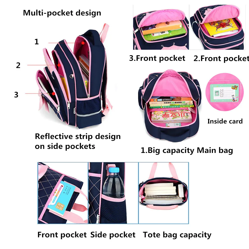 2 шт./комплект детский школьный рюкзак на колесиках | Багаж и сумки