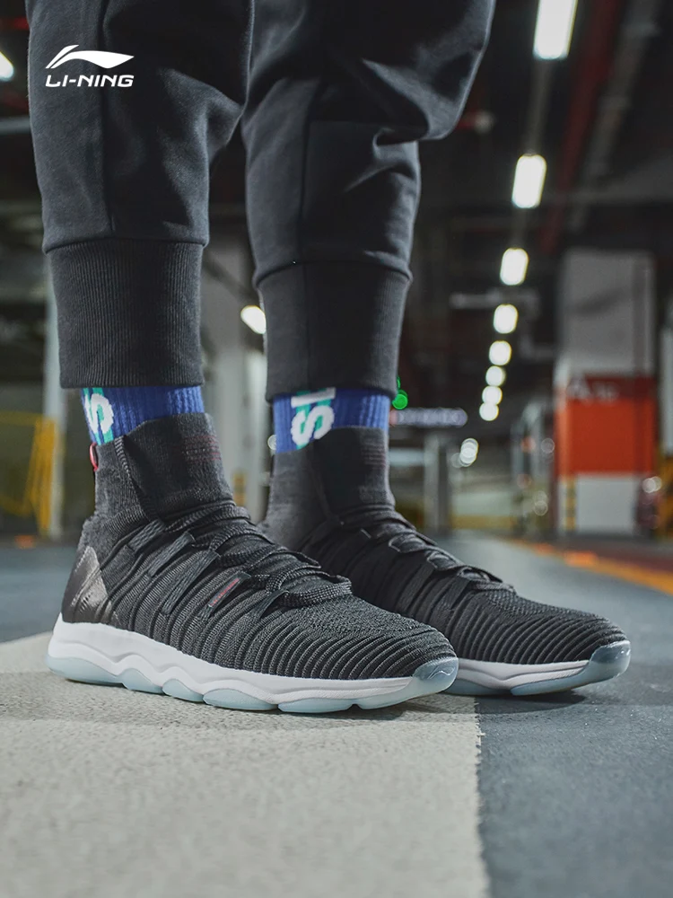 Li-Ning/Мужская обувь для тренировок GO MASTER, дышащие кроссовки, износостойкая, не скользящая подкладка, спортивная обувь AFJM001