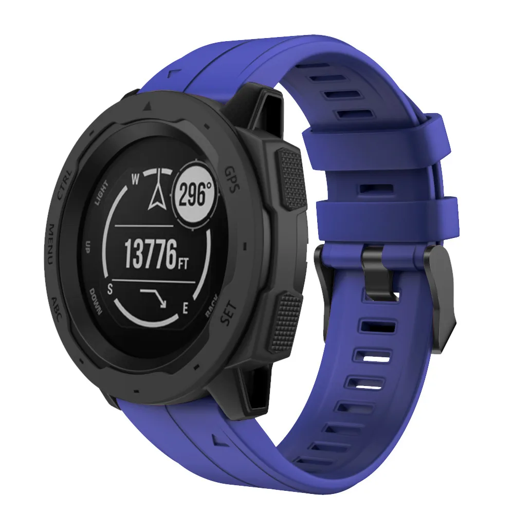Quick Release Easy Fit силиконовый сменный ремешок для часов Garmin Instinct спортивный красочный