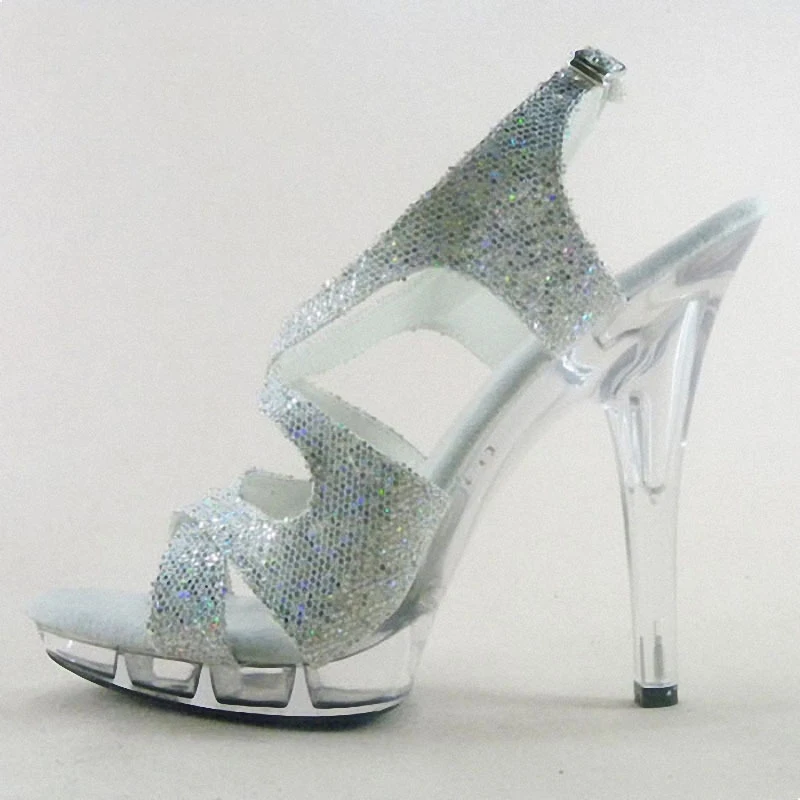 

Mclubgirl/Босоножки с открытым носком на каблуке 13 см пикантные женские туфли на высоком каблуке с ремешками в римском и серебряном стиле, украш...