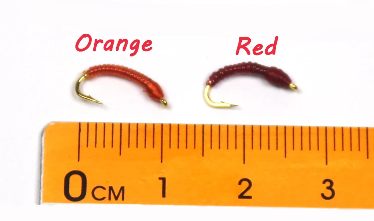 ICERIO, 6 шт., Классическая форель, Nymph Midge, личинка, крючок для ловли форели, приманка для ловли нахлыстом,#14