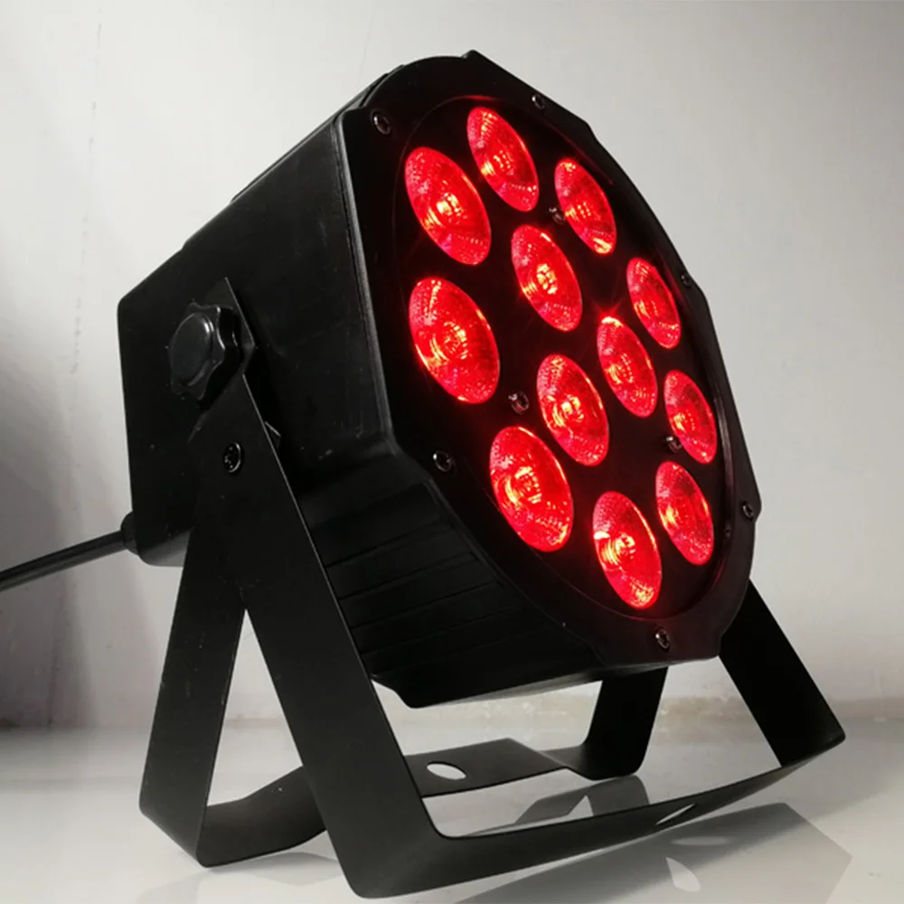 12x18 Вт led Par свет RGBWA + УФ 6in1 Телевизор с номинальной dmx512 Диско UV огни | Лампы и